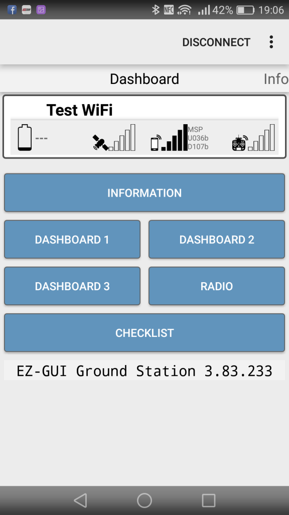 EZ-GUI connected over WiFi