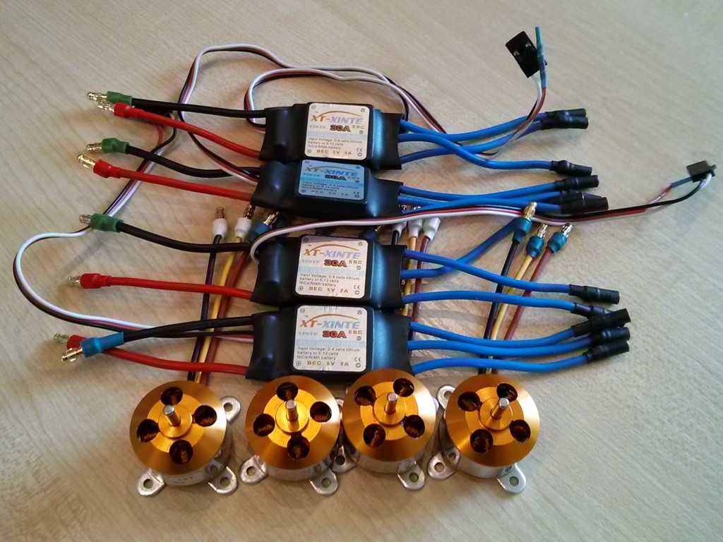 Brushless BLDC motors and ESC