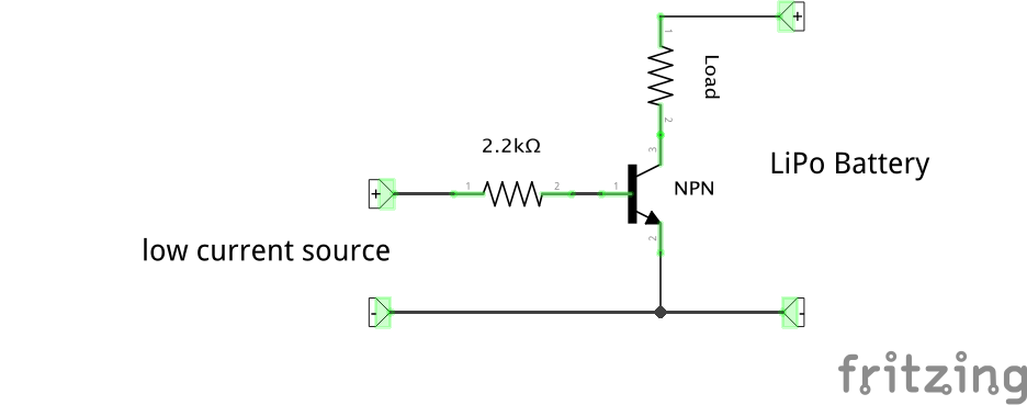 NPN transistor as switch