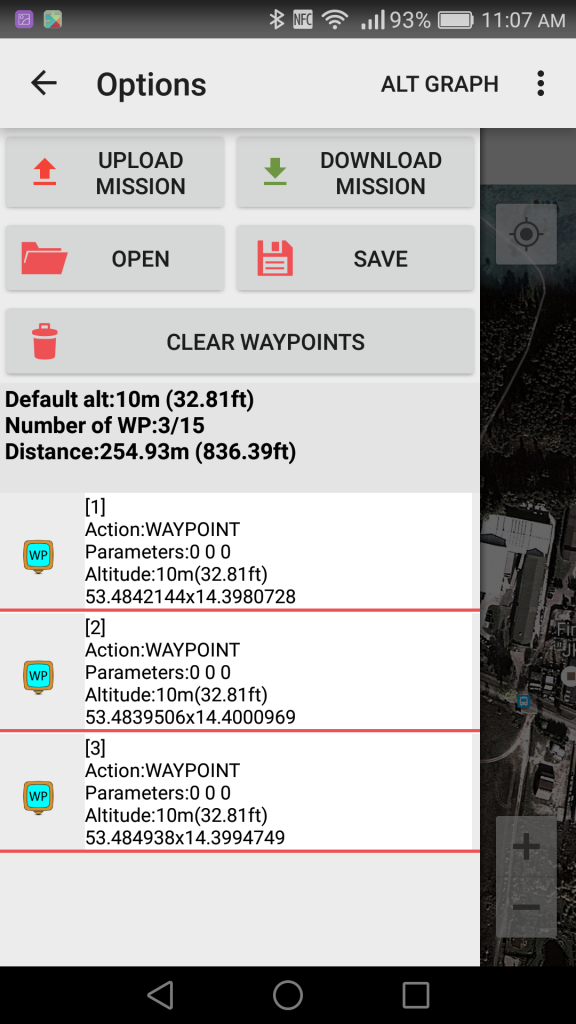 EZ-GUI Waypoint list