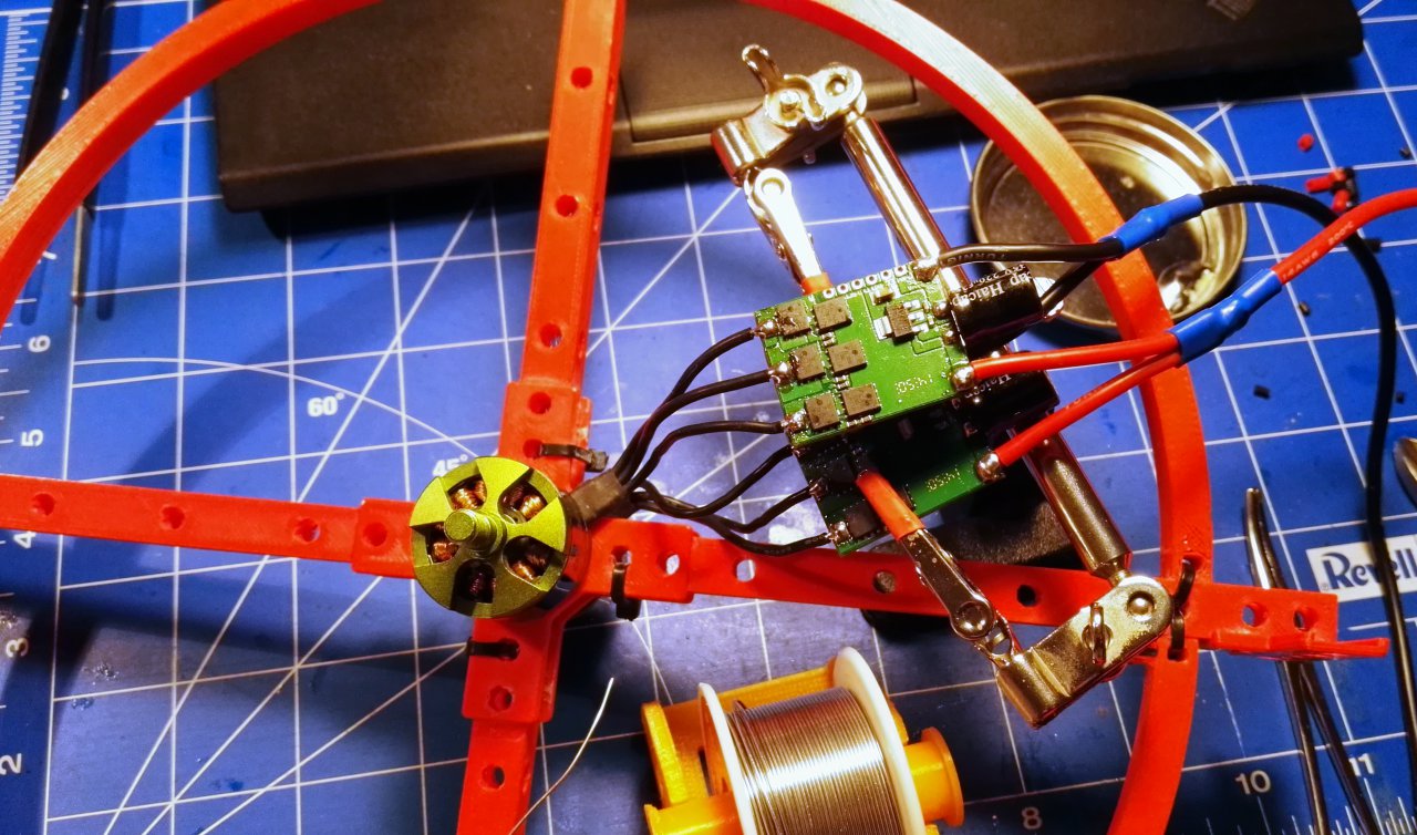 dualcopter esc soldering