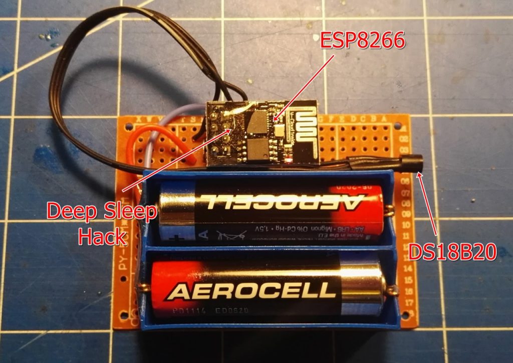 esp8266 ds18b20 thingspeak sensor