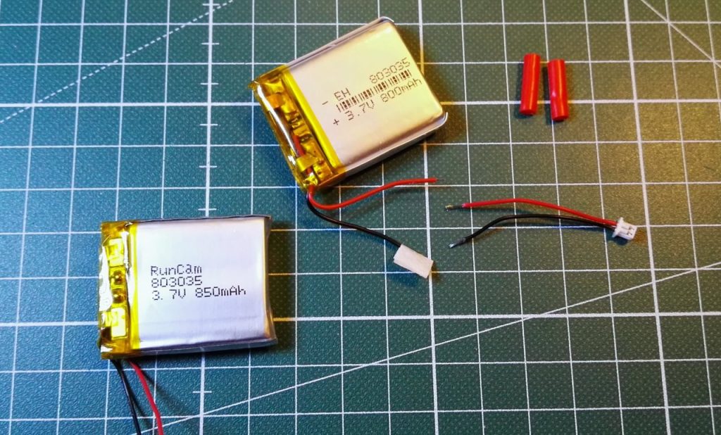 Resoldering plug for runcam hd battery