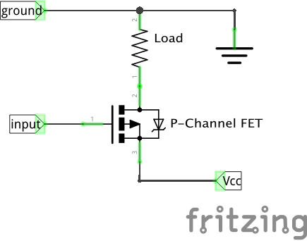 N-channel MOSFET as switch