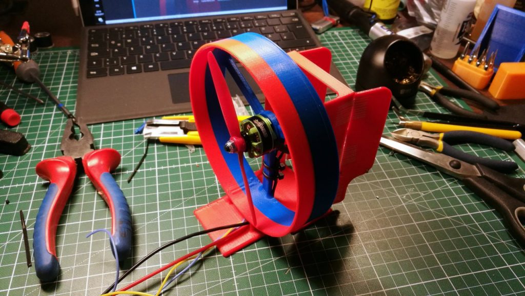 Depron RC Airboat 3D printed Propulsion system