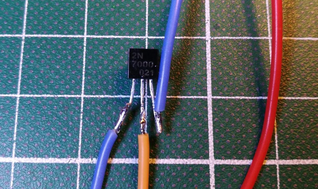 AnyFC F7 Buzzer driver with 2n7000 mosfet transistor