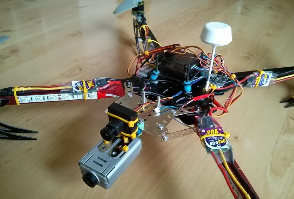 my first FPV setup with OpenPilot