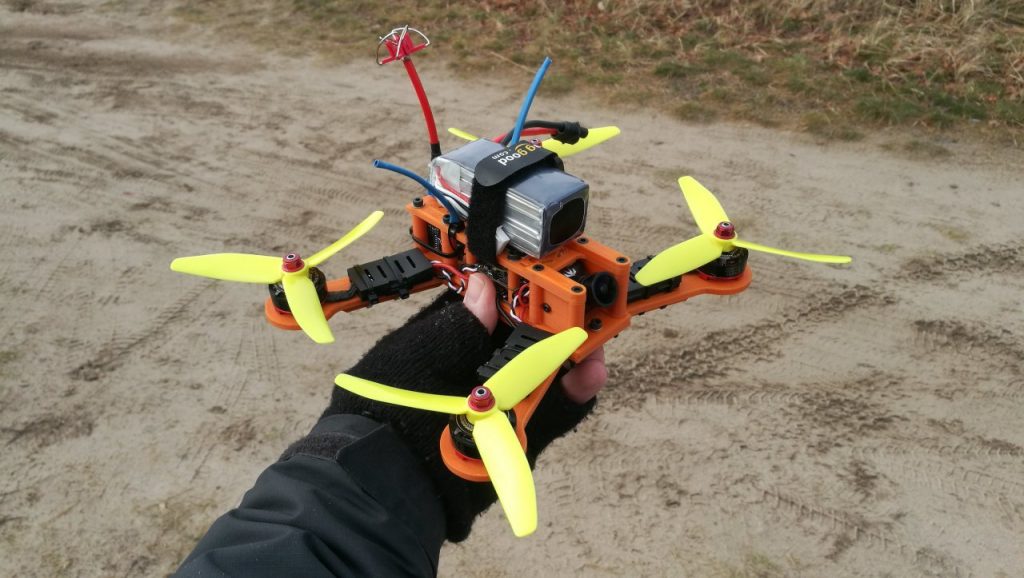 3d printed fpv racing drone