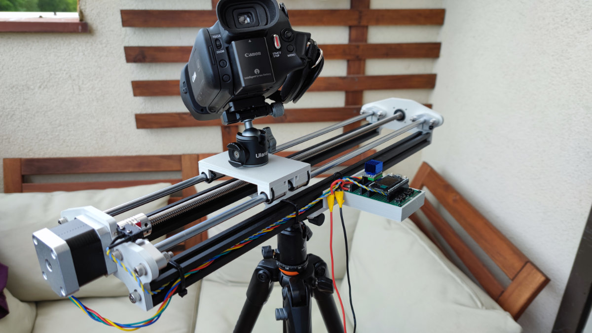 Arduino & ESP32 motorized camera slider